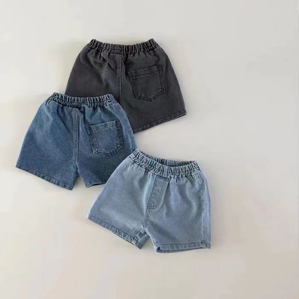 Baby Clothing Deals - Zomer Nieuwe Baby Denim Shorts Effen