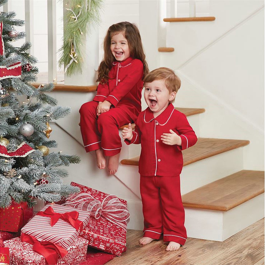 Baby Gown Nightwear - Kinderen Kerst Pjs Pyjama Nachtkleding Peuter