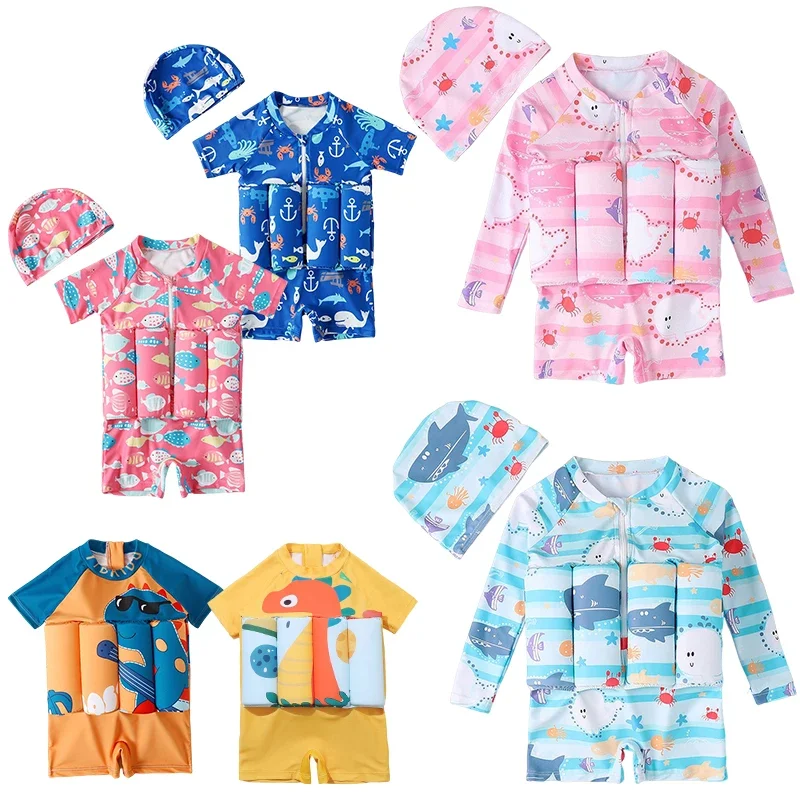 Baby Clothing Deals - Kinderen Drijfbadpak Cartoon Print Zwemkleding Kind