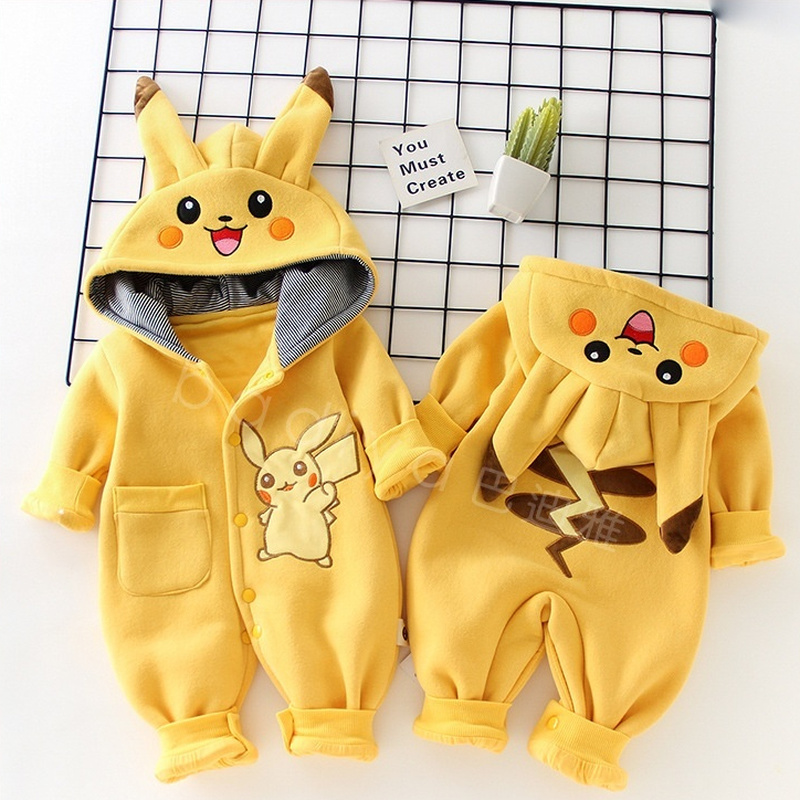 Baby Clothing Discount - Cartoon Pocket Monsters Baby Pyjama Pasgeboren