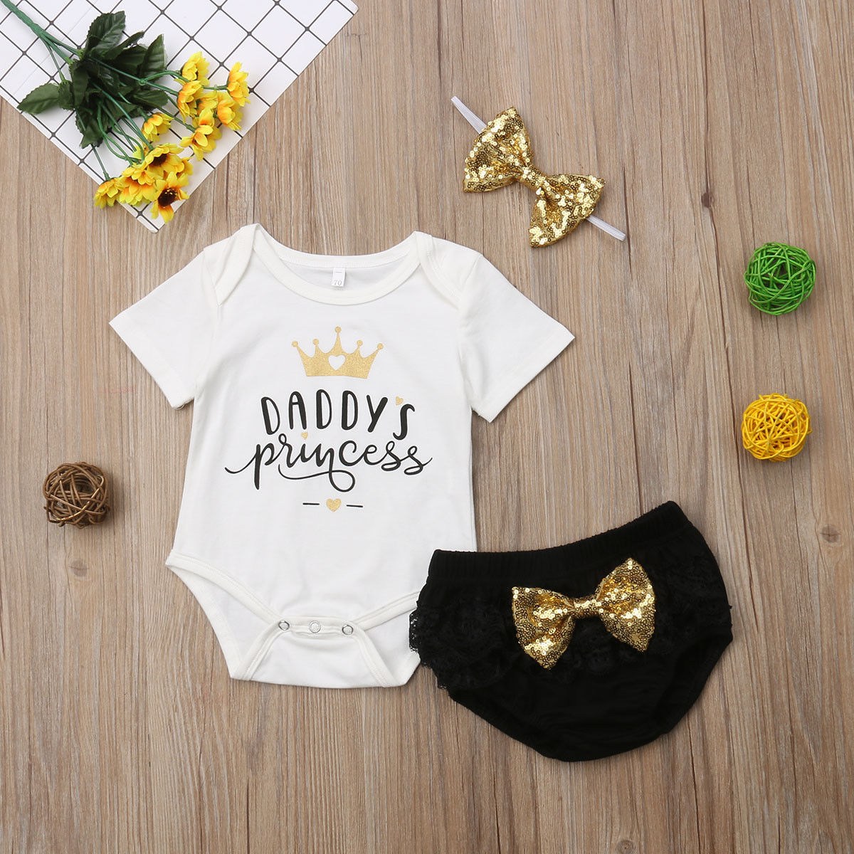 3Pcs Leuke Pasgeboren Baby Mei - Baby Clothing Discount recensie en prijs