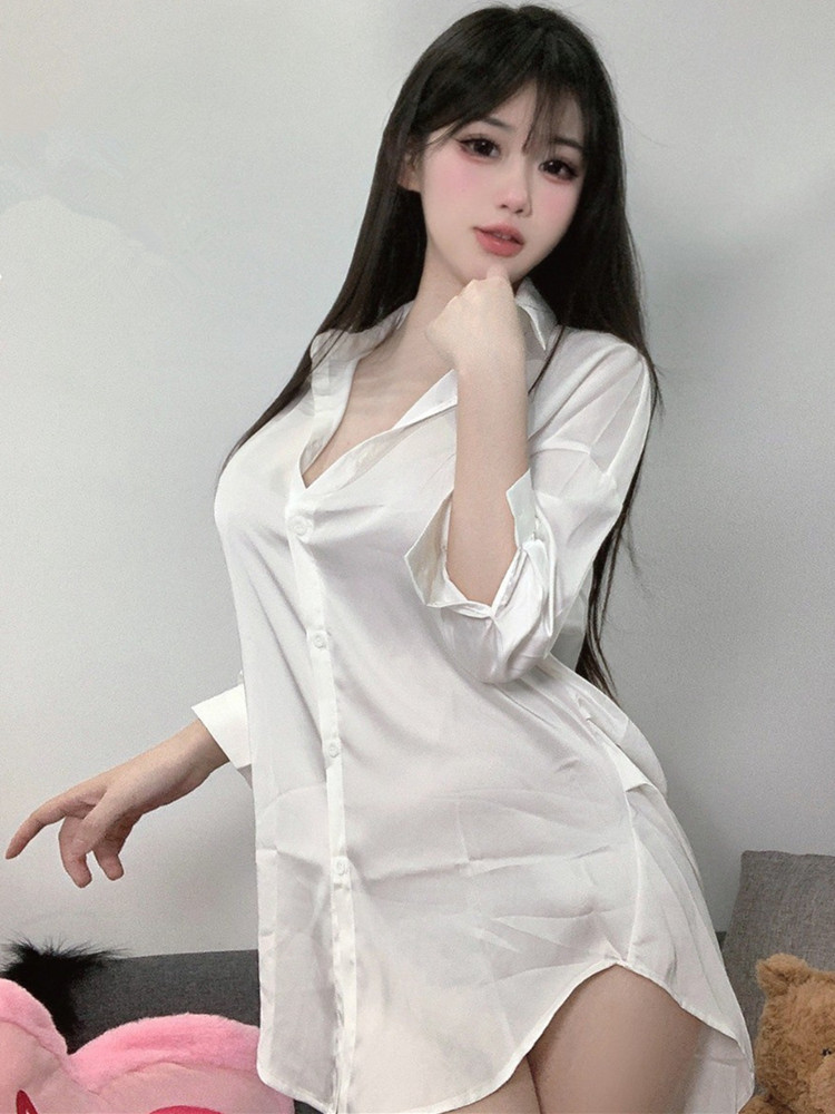 Mode Witte Kleur Shirt Perspec - Baby Gown Nightwear recensie en prijs